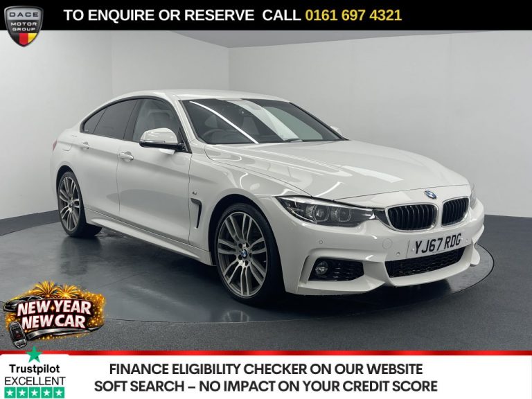 Used 2018 WHITE BMW 4 SERIES GRAN COUPE Hatchback 3.0 440i M Sport Hatchback 5dr Petrol Auto Euro 6 (s/s) (326 ps) PETROL (reg. 2018-02-27) (Automatic) for sale in Stockport