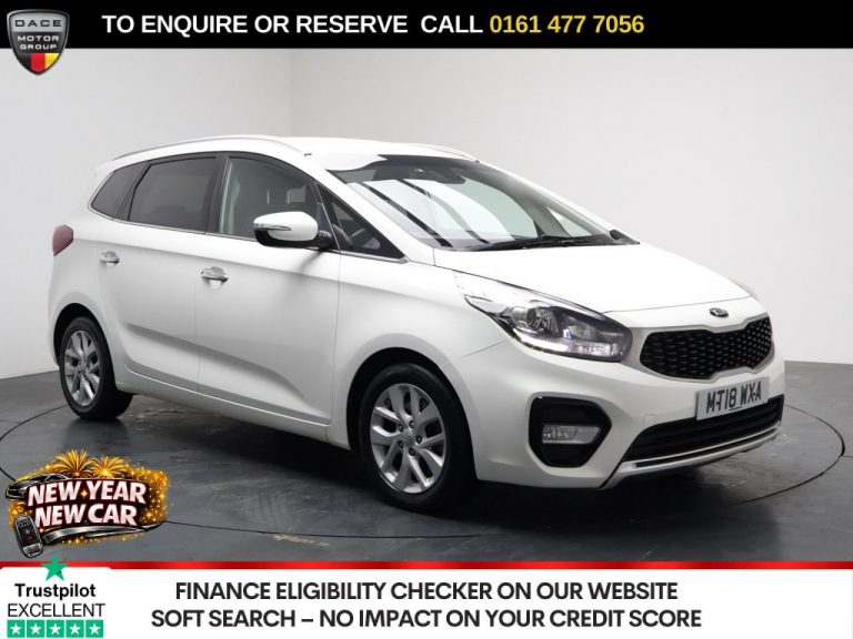 Used 2018 WHITE KIA CARENS MPV 1.7 CRDi 2 MPV 5dr Diesel DCT Euro 6 (s/s) (139 bhp) DIESEL (reg. 2018-06-18) (Automatic) for sale in Stockport