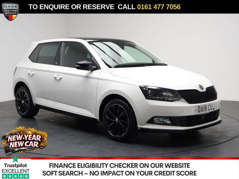 Used 2018 WHITE SKODA FABIA Hatchback 1.0 TSI Monte Carlo Hatchback 5dr Petrol DSG Euro 6 (s/s) (110 ps) PETROL (reg. 2018-05-15) (Automatic) for sale in Stockport