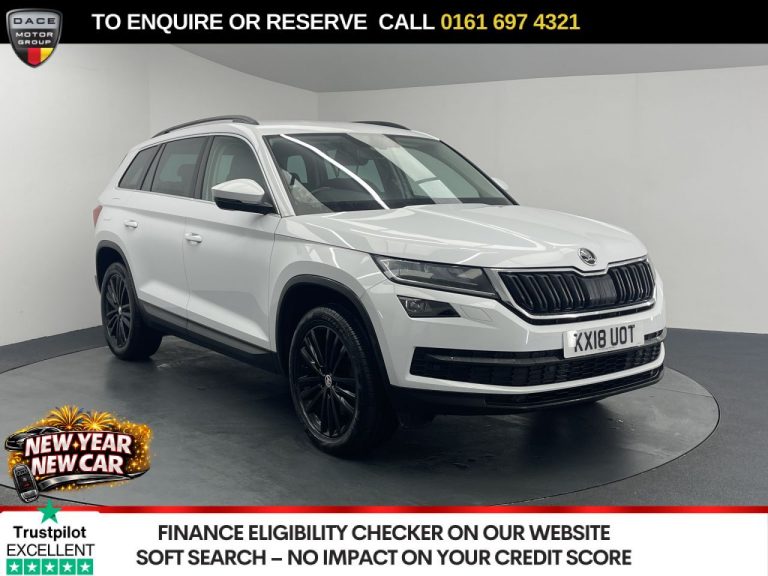 Used 2018 WHITE SKODA KODIAQ SUV 2.0 TSI SE L SUV 5dr Petrol DSG 4WD Euro 6 (s/s) (7 Seat) (180 ps) PETROL (reg. 2018-04-01) (Automatic) for sale in Stockport