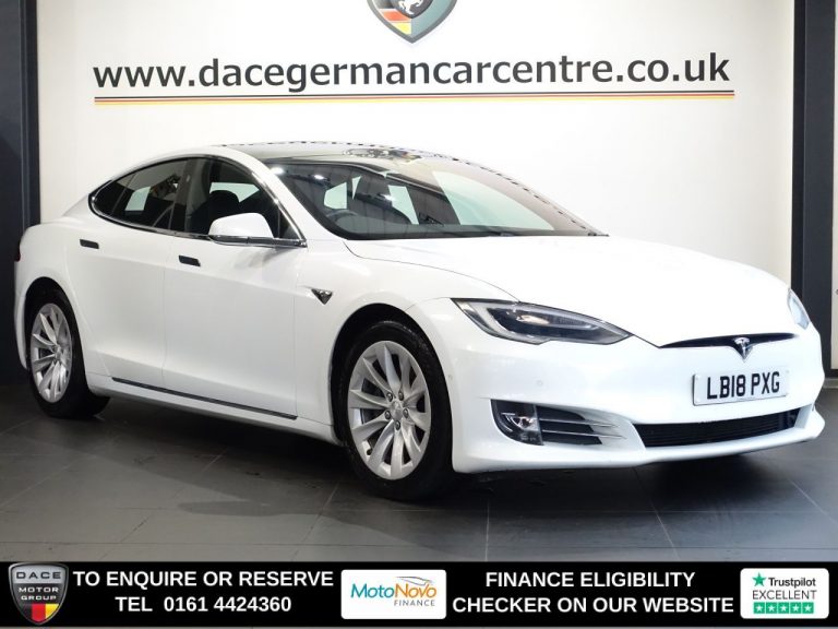 Used 2018 WHITE TESLA MODEL S Hatchback 75D (Dual Motor) Hatchback 5dr Electric Auto 4WD (328 bhp) ELECTRIC (reg. 2018-06-25) (Automatic) for sale in Stockport