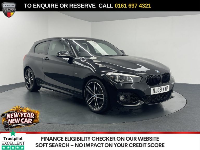 Used 2019 BLACK BMW 1 SERIES Hatchback 2.0 120i GPF M Sport Shadow Edition Hatchback 3dr Petrol Auto Euro 6 (s/s) (184 ps) PETROL (reg. 2019-09-27) (Automatic) for sale in Stockport