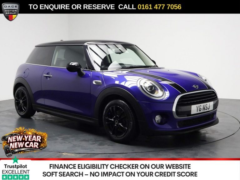 Used 2019 BLUE MINI HATCH Hatchback 1.5 Cooper Classic Hatchback 3dr Petrol Steptronic Euro 6 (s/s) (136 ps) PETROL (reg. 2019-06-28) (Automatic) for sale in Stockport