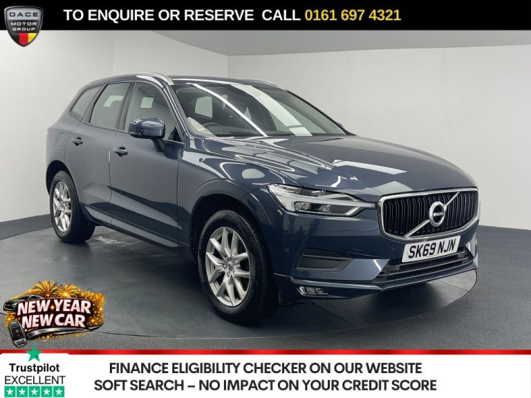 Used 2019 BLUE VOLVO XC60 SUV 2.0 T5 Momentum Pro SUV 5dr Petrol Auto AWD Euro 6 (s/s) (250 ps) PETROL (reg. 2019-10-10) (Automatic) for sale in Stockport