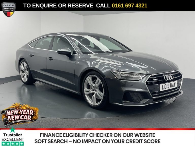 Used 2019 GREY AUDI A7 Hatchback 3.0 TDI V6 50 S line Sportback 5dr Diesel Tiptronic quattro Euro 6 (s/s) (286 ps) DIESEL (reg. 2019-05-16) (Automatic) for sale in Stockport