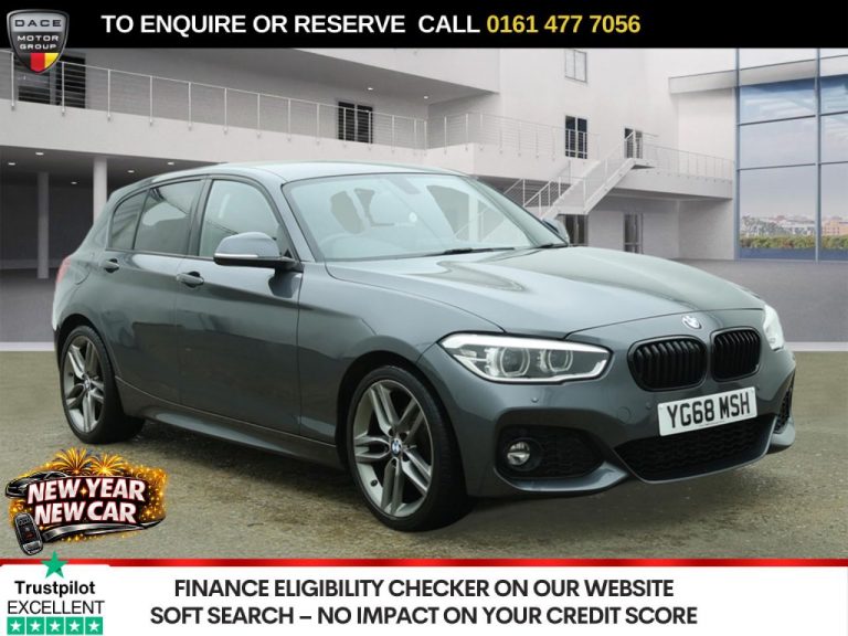 Used 2019 GREY BMW 1 SERIES Hatchback 2.0 120i GPF M Sport Hatchback 5dr Petrol Auto Euro 6 (s/s) (184 ps) PETROL (reg. 2019-01-31) (Automatic) for sale in Stockport
