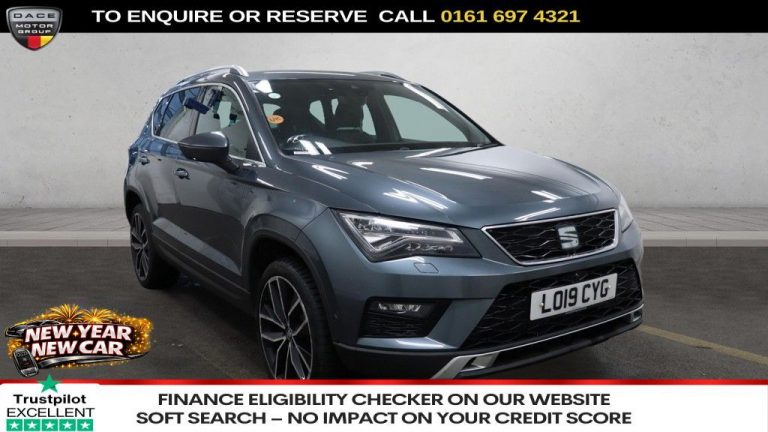 Used 2019 GREY SEAT ATECA SUV 1.6 TDI XCELLENCE Lux SUV 5dr Diesel DSG Euro 6 (s/s) (115 ps) DIESEL (reg. 2019-05-24) (Automatic) for sale in Stockport