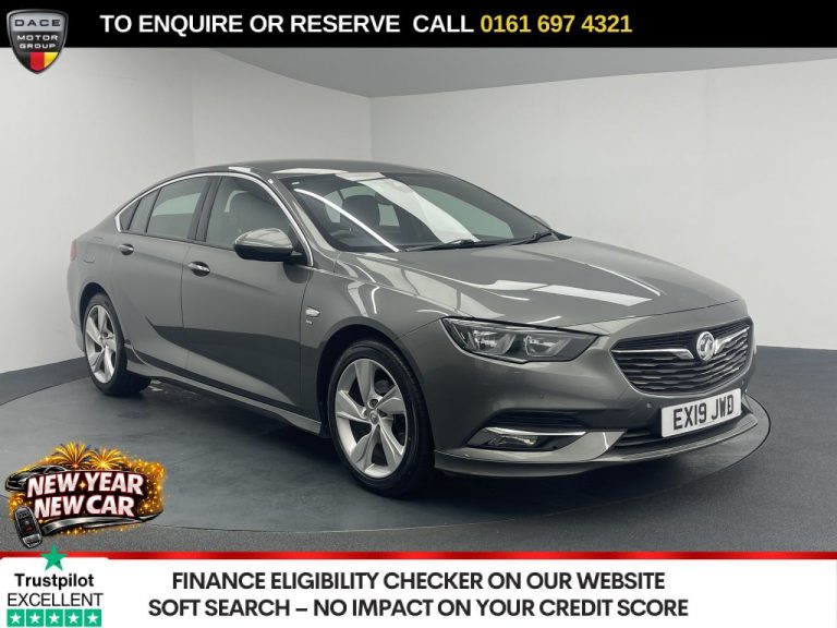 Used 2019 GREY VAUXHALL INSIGNIA Hatchback 1.5i Turbo GPF SRi VX Line Nav Grand Sport 5dr Petrol Automatic Euro 6 (s/s) (165 ps) PETROL (reg. 2019-03-20) (Automatic) for sale in Stockport