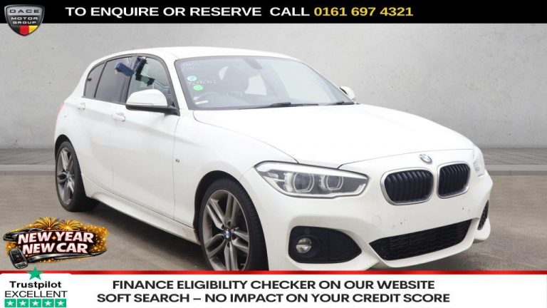 Used 2019 WHITE BMW 1 SERIES Hatchback 1.5 116d M Sport Hatchback 5dr Diesel Auto Euro 6 (s/s) (116 ps) DIESEL (reg. 2019-05-01) (Automatic) for sale in Stockport