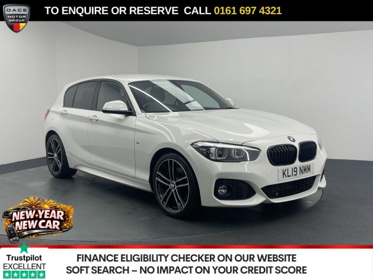 Used 2019 WHITE BMW 1 SERIES Hatchback 2.0 118d M Sport Shadow Edition Hatchback 5dr Diesel Auto Euro 6 (s/s) (150 ps) DIESEL (reg. 2019-06-30) (Automatic) for sale in Stockport