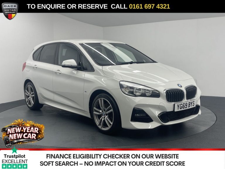 Used 2019 WHITE BMW 2 SERIES ACTIVE TOURER MPV 1.5 218i M Sport MPV 5dr Petrol DCT Euro 6 (s/s) (140 ps) PETROL (reg. 2019-09-03) (Automatic) for sale in Stockport