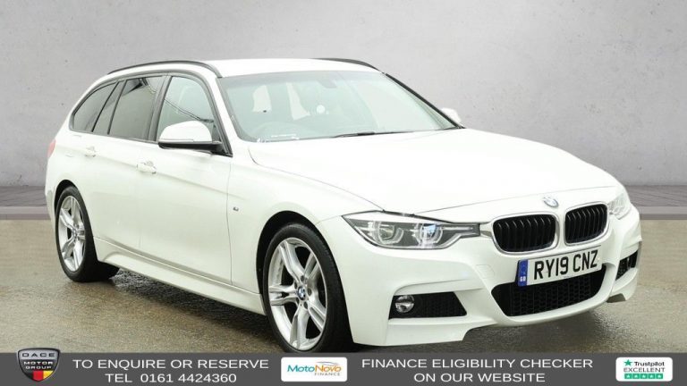 Used 2019 WHITE BMW 3 SERIES Estate 2.0 320i M Sport Touring 5dr Petrol Auto Euro 6 (s/s) (184 ps) PETROL (reg. 2019-06-28) (Automatic) for sale in Stockport