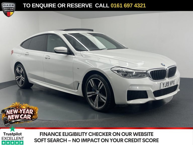 Used 2019 WHITE BMW 6 SERIES GRAN TURISMO Hatchback 3.0 630d M Sport GT 5dr Diesel Auto xDrive Euro 6 (s/s) (265 ps) DIESEL (reg. 2019-03-13) (Automatic) for sale in Stockport