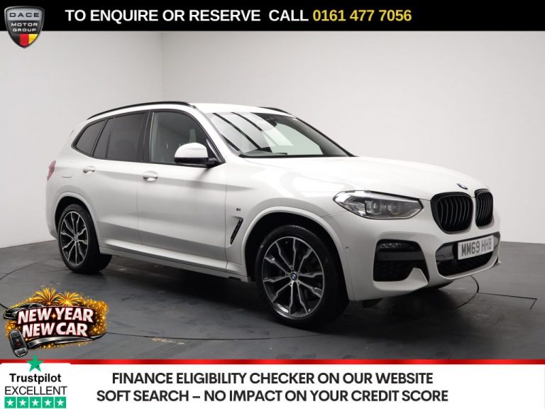 Used 2019 WHITE BMW X3 SUV 2.0 20d M Sport SUV 5dr Diesel Auto xDrive Euro 6 (s/s) (190 ps) DIESEL (reg. 2019-12-23) (Automatic) for sale in Stockport