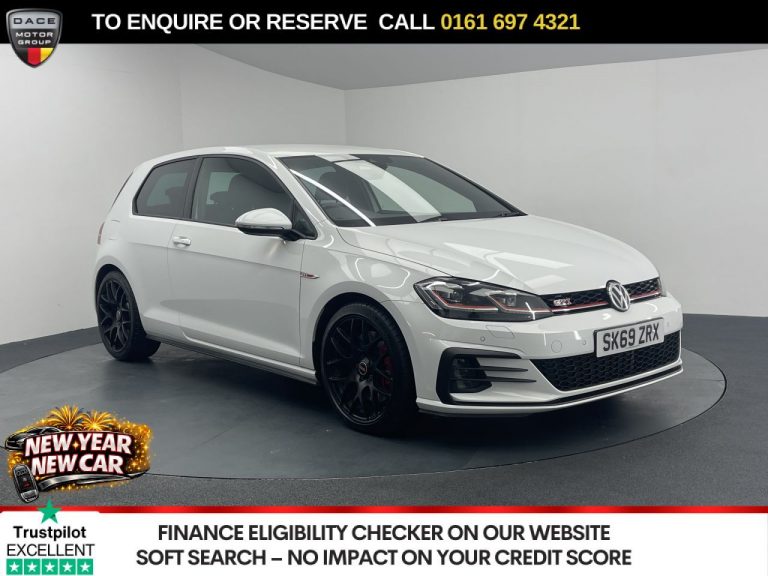 Used 2019 WHITE VOLKSWAGEN GOLF Hatchback 2.0 TSI GPF GTI Performance Hatchback 3dr Petrol DSG Euro 6 (s/s) (245 ps) PETROL (reg. 2019-09-30) (Automatic) for sale in Stockport