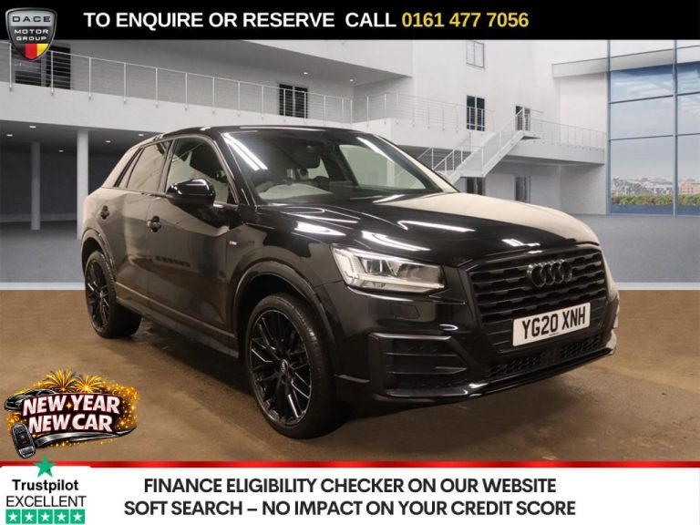 Used 2020 BLACK AUDI Q2 SUV 1.5 TFSI CoD 35 Black Edition SUV 5dr Petrol S Tronic Euro 6 (s/s) (150 ps) PETROL (reg. 2020-03-01) (Automatic) for sale in Stockport
