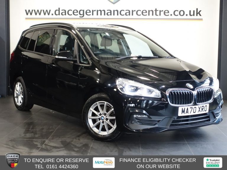 Used 2020 BLACK BMW 2 Series GRAN TOURER MPV 1.5 216d SE MPV 5dr Diesel DCT Euro 6 (s/s) (116 ps) DIESEL (reg. 2020-09-30) (Automatic) for sale in Stockport