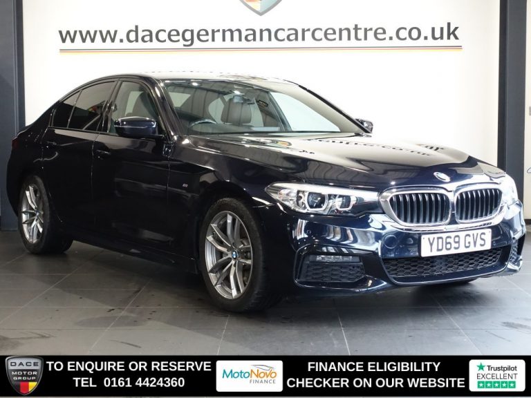 Used 2020 BLACK BMW 5 SERIES Saloon 2.0 520d MHT M Sport Saloon 4dr Diesel Hybrid Auto Euro 6 (s/s) (190 ps) Â£1075 EXTRAS DIESEL HYBRID (reg. 2020-02-29) (Automatic) for sale in Stockport
