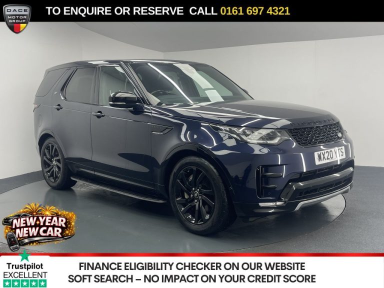 Used 2020 BLUE LAND ROVER DISCOVERY SUV 3.0 SD V6 Landmark Edition SUV 5dr Diesel Auto 4WD Euro 6 (s/s) (306 ps) DIESEL (reg. 2020-03-13) (Automatic) for sale in Stockport