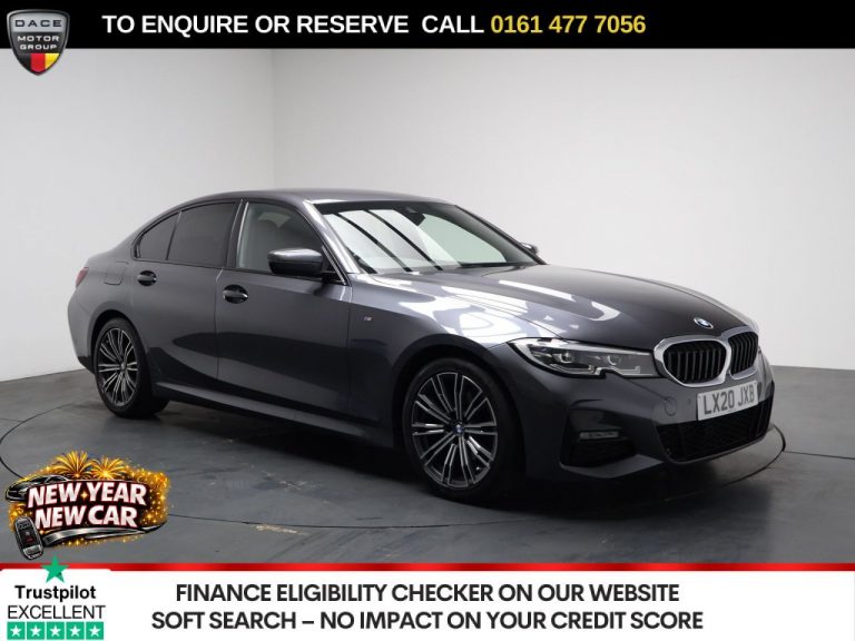 Used 2020 GREY BMW 3 SERIES Saloon 2.0 320i M Sport Saloon 4dr Petrol Auto Euro 6 (s/s) (184 ps) PETROL (reg. 2020-03-21) (Automatic) for sale in Stockport