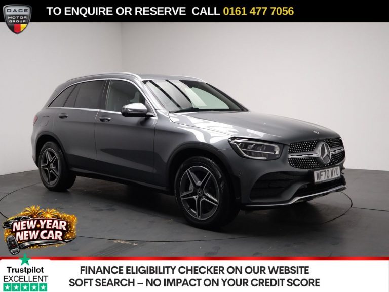 Used 2020 GREY MERCEDES-BENZ GLC SUV 2.0 GLC300h MHEV AMG Line SUV 5dr Petrol Hybrid G-Tronic+ 4MATIC Euro 6 (s/s) (272 ps) PETROL HYBRID (reg. 2020-11-30) (Automatic) for sale in Stockport