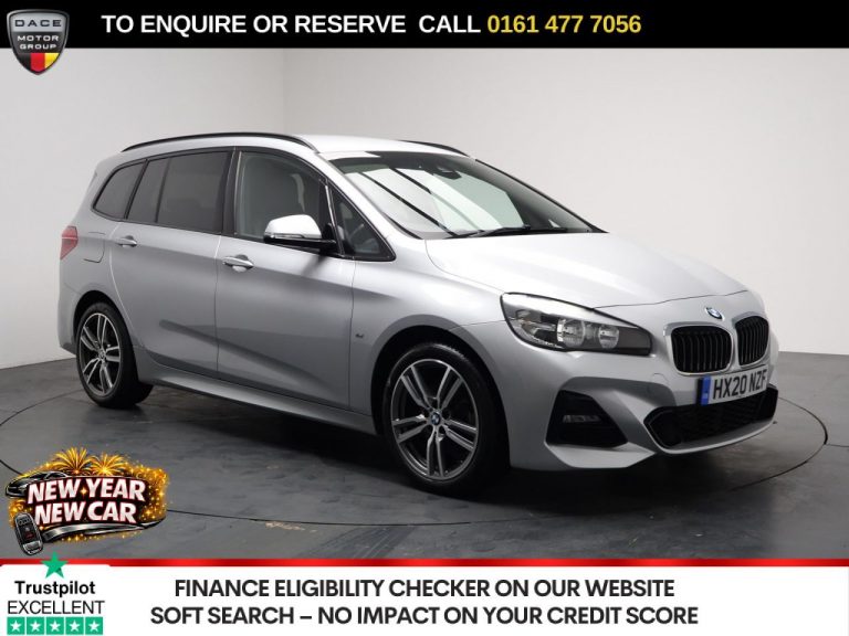 Used 2020 SILVER BMW 2 Series GRAN TOURER MPV 1.5 218i M Sport MPV 5dr Petrol DCT Euro 6 (s/s) (140 ps) PETROL (reg. 2020-03-17) (Automatic) for sale in Stockport