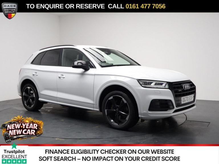 Used 2020 WHITE AUDI Q5 SUV 2.0 TFSI 45 Black Edition SUV 5dr Petrol S Tronic quattro Euro 6 (s/s) (245 ps) PETROL (reg. 2020-09-05) (Automatic) for sale in Stockport