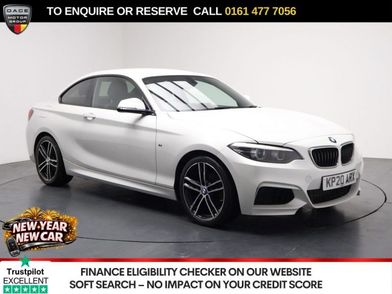 Used 2020 WHITE BMW 2 SERIES Coupe 1.5 218i GPF M Sport Coupe 2dr Petrol Auto Euro 6 (s/s) (136 ps) PETROL (reg. 2020-07-06) (Automatic) for sale in Stockport