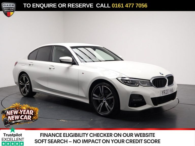 Used 2020 WHITE BMW 3 SERIES Saloon 2.0 330e 12kWh M Sport Saloon 4dr Petrol Plug-in Hybrid Auto Euro 6 (s/s) (292 ps) PETROL PLUG-IN HYBRID (reg. 2020-03-09) (Automatic) for sale in Stockport