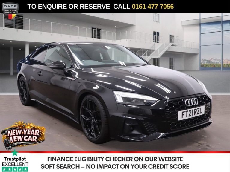 Used 2021 BLACK AUDI A5 Coupe 2.0 TFSI 35 Edition 1 Coupe 2dr Petrol S Tronic Euro 6 (s/s) (150 ps) PETROL (reg. 2021-07-02) (Automatic) for sale in Stockport