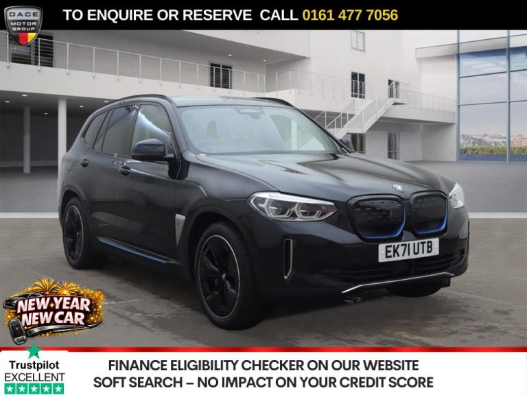 Used 2021 BLACK BMW IX3 SUV 80kWh Premier Edition Pro SUV 5dr Electric Auto (286 ps) ELECTRIC (reg. 2021-11-18) (Automatic) for sale in Stockport