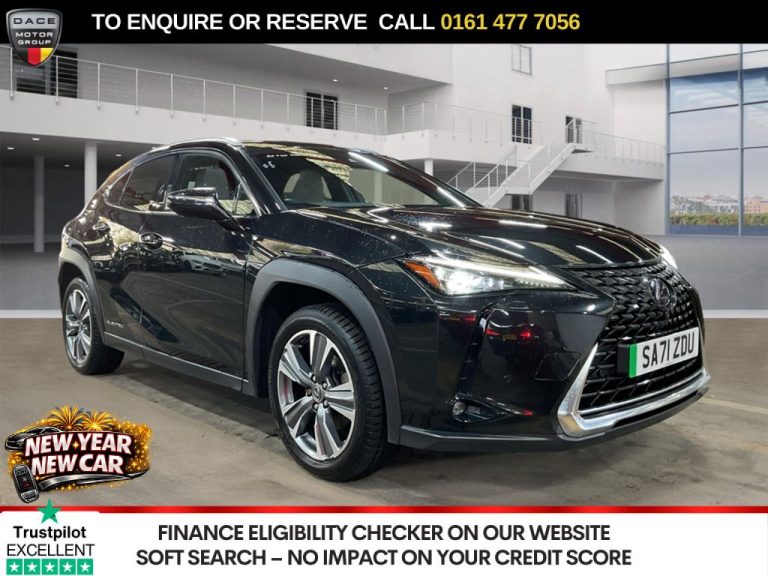 Used 2021 BLACK LEXUS UX SUV 300e 54.3kWh SUV 5dr Electric Auto (204 ps) ELECTRIC (reg. 2021-11-30) (Automatic) for sale in Stockport