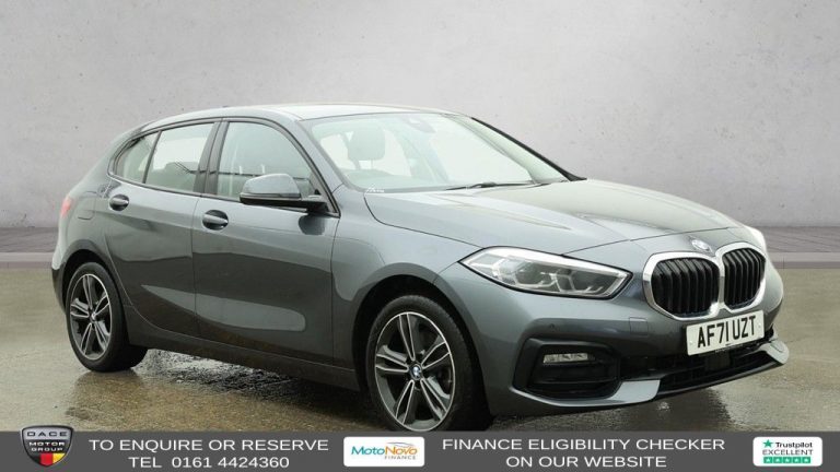Used 2021 GREY BMW 1 SERIES Hatchback 2.0 118d Sport (LCP) Hatchback 5dr Diesel Auto Euro 6 (s/s) (150 ps) DIESEL (reg. 2021-11-11) (Automatic) for sale in Stockport