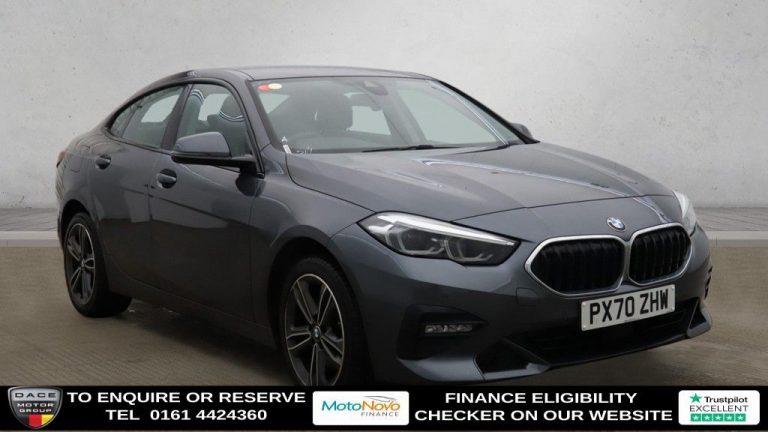Used 2021 GREY BMW 2 SERIES GRAN COUPE Saloon 1.5 218i Sport Saloon 4dr Petrol DCT Euro 6 (s/s) (136 ps) PETROL (reg. 2021-02-16) (Automatic) for sale in Stockport