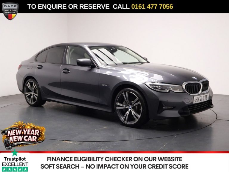 Used 2021 GREY BMW 3 SERIES Saloon 2.0 330e 12kWh Sport Pro Saloon 4dr Petrol Plug-in Hybrid Auto Euro 6 (s/s) (292 ps) PETROL PLUG-IN HYBRID (reg. 2021-11-15) (Automatic) for sale in Stockport