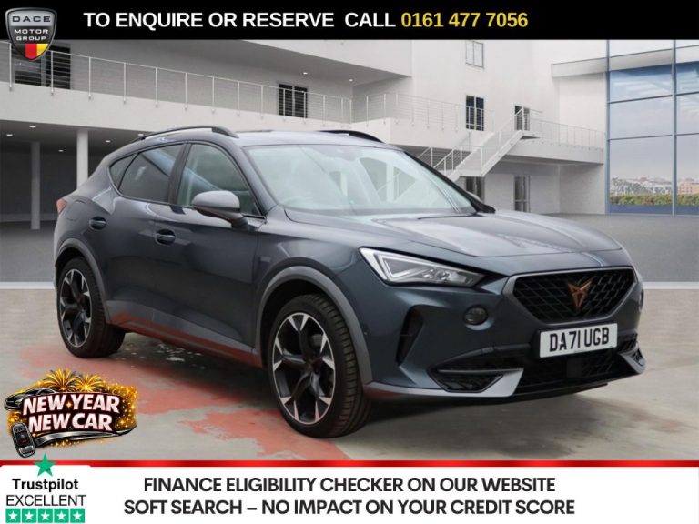 Used 2021 GREY CUPRA FORMENTOR SUV 1.4 eHybrid 12.8kWh V2 SUV 5dr Petrol Plug-in Hybrid DSG Euro 6 (s/s) (204 ps) PETROL PLUG-IN HYBRID (reg. 2021-12-16) (Automatic) for sale in Stockport