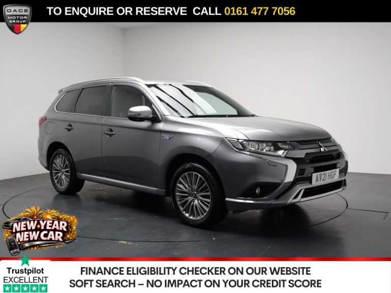 Used 2021 GREY MITSUBISHI OUTLANDER SUV 2.4h TwinMotor 13.8kWh Dynamic SUV 5dr Petrol Plug-in Hybrid CVT 4WD Euro 6 (s/s) (224 ps) PETROL PLUG-IN HYBRID (reg. 2021-04-20) (Automatic) for sale in Stockport