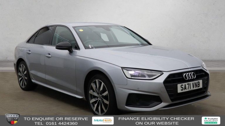 Used 2021 SILVER AUDI A4 Saloon 2.0 TDI 35 Sport Edition Saloon 4dr Diesel S Tronic Euro 6 (s/s) (163 ps) DIESEL (reg. 2021-09-30) (Automatic) for sale in Stockport
