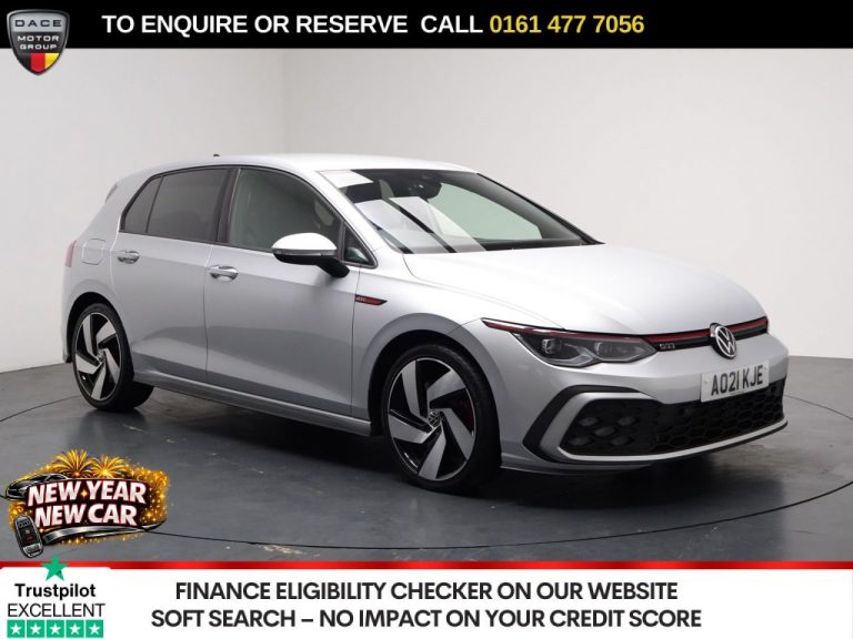 Used 2021 SILVER VOLKSWAGEN GOLF Hatchback 2.0 TSI GTI Hatchback 5dr Petrol DSG Euro 6 (s/s) (245 ps) PETROL (reg. 2021-04-30) (Automatic) for sale in Stockport