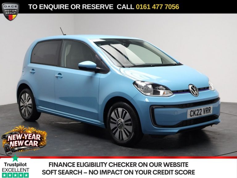 Used 2022 BLUE VOLKSWAGEN e-up! Hatchback 36.8kWh e-up! Hatchback 5dr Electric Auto (82 ps) ELECTRIC (reg. 2022-05-11) (Automatic) for sale in Stockport