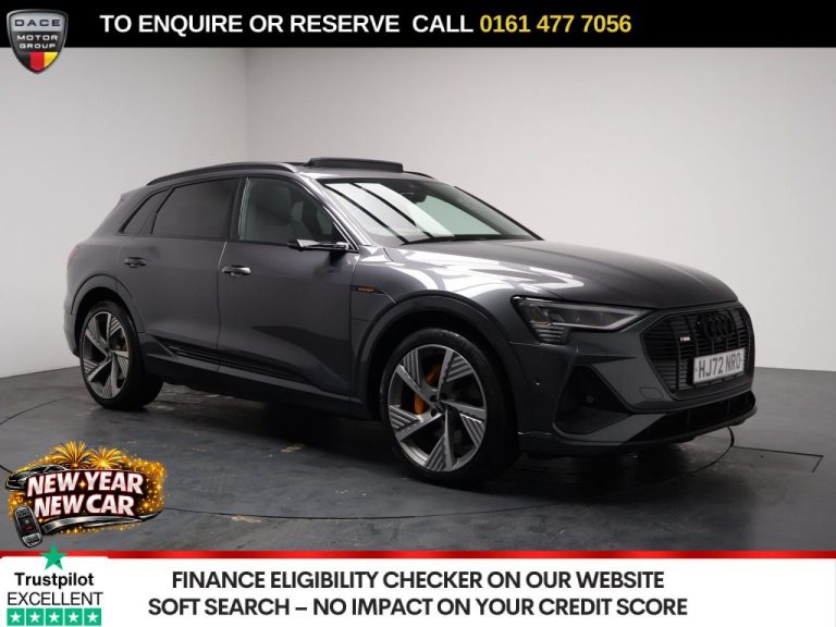Used 2022 GREY AUDI E-TRON SUV 55 Vorsprung SUV 5dr Electric Auto quattro 95kWh (11kW Charger) (408 ps) ELECTRIC (reg. 2022-09-05) (Automatic) for sale in Stockport