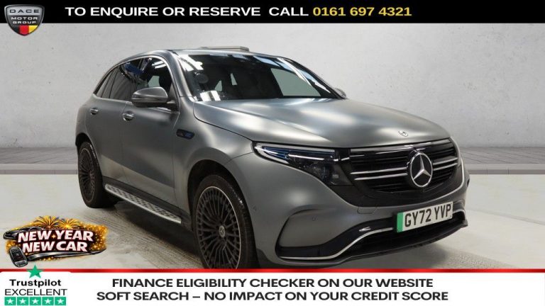 Used 2022 GREY MERCEDES-BENZ EQC SUV EQC 400 80kWh AMG Line (Premium Plus) SUV 5dr Electric Auto 4MATIC (408 ps) ELECTRIC (reg. 2022-12-14) (Automatic) for sale in Stockport