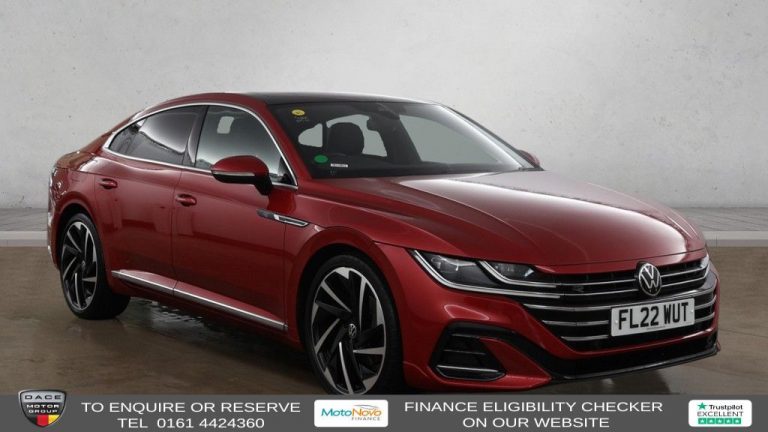Used 2022 RED VOLKSWAGEN ARTEON Hatchback 2.0 TSI R-Line Fastback 5dr Petrol DSG Euro 6 (s/s) (190 ps) PETROL (reg. 2022-03-31) (Automatic) for sale in Stockport