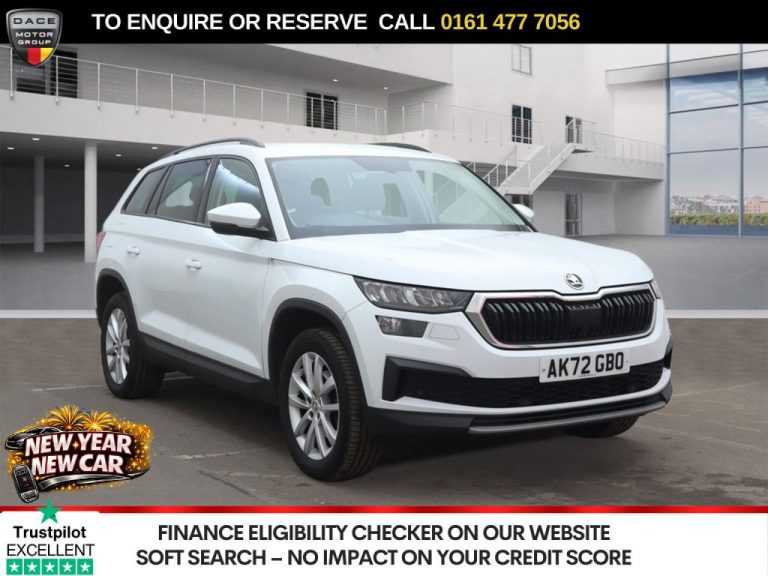 Used 2022 WHITE SKODA KODIAQ SUV 1.5 TSI ACT SE SUV 5dr Petrol DSG Euro 6 (s/s) (7 Seat) (150 ps) PETROL (reg. 2022-11-10) (Automatic) for sale in Stockport