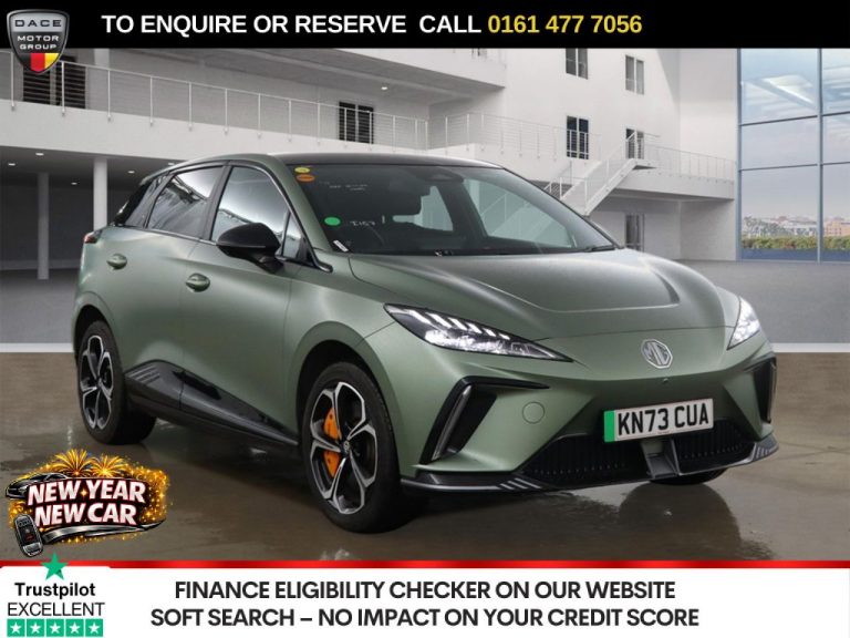 Used 2023 GREEN MG Mg4 Hatchback 64kWh XPOWER Hatchback 5dr Electric Auto 4WD (Dual Motor) (435 ps) ELECTRIC (reg. 2023-10-23) (Automatic) for sale in Stockport