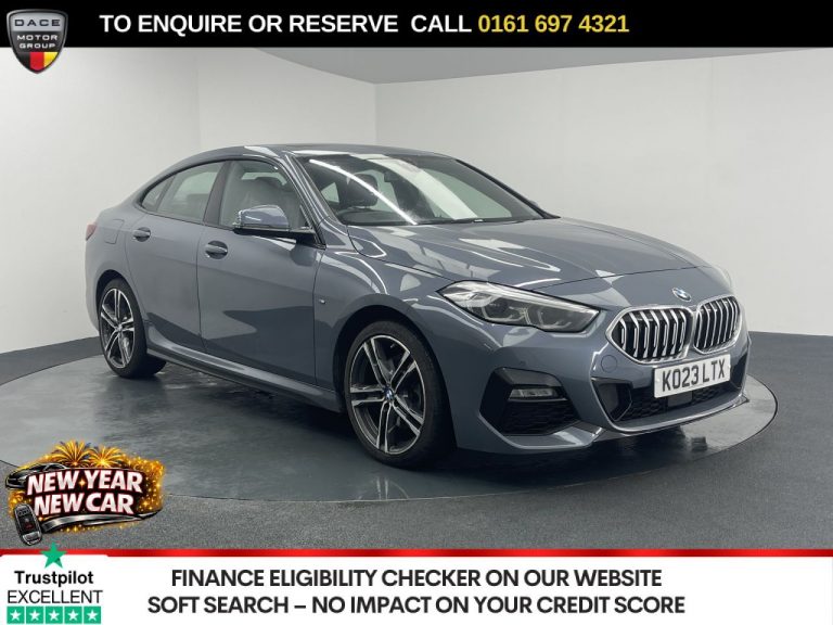 Used 2023 GREY BMW 2 SERIES GRAN COUPE Saloon 1.5 218i M Sport Saloon 4dr Petrol DCT Euro 6 (s/s) (136 ps) PETROL (reg. 2023-07-20) (Automatic) for sale in Stockport