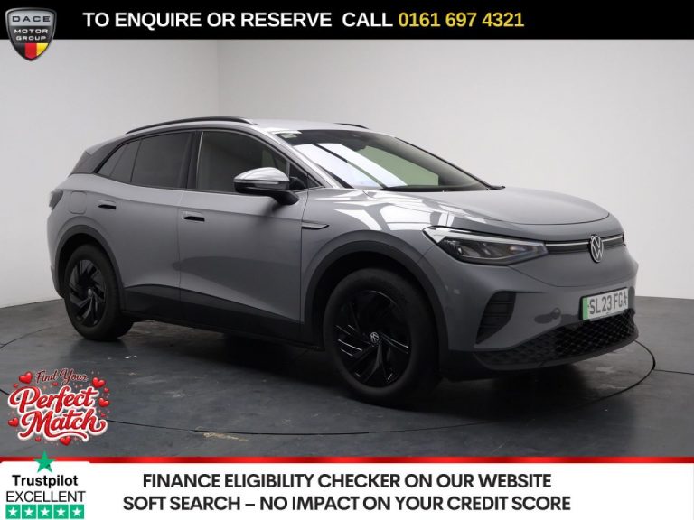 Used 2023 GREY VOLKSWAGEN ID.4 SUV Pure 52kWh Life SUV 5dr Electric Auto (148 ps) ELECTRIC (reg. 2023-04-30) (Automatic) for sale in Stockport