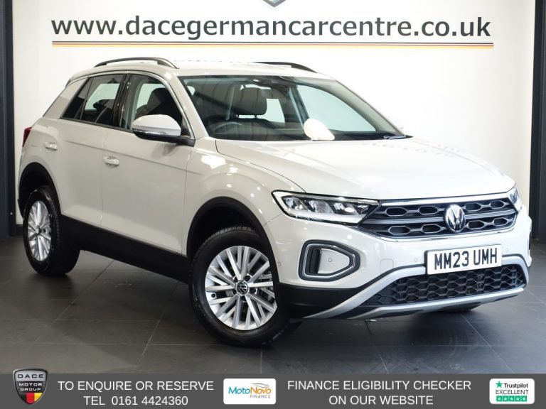 Used 2023 GREY VOLKSWAGEN T-ROC SUV 1.5 TSI Life SUV 5dr Petrol DSG Euro 6 (s/s) (150 ps) PETROL (reg. 2023-06-20) (Automatic) for sale in Stockport