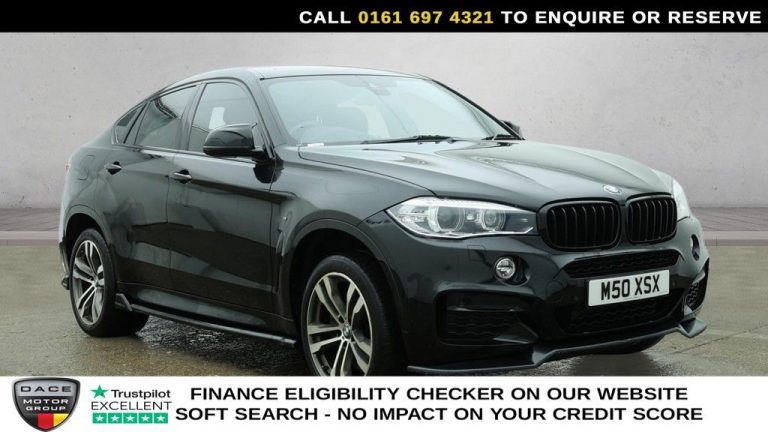 Used 2016 BLACK BMW X6 SUV 3.0 M50d SUV 5dr Diesel Auto xDrive Euro 6 (s/s) (381 ps) DIESEL (reg. 2016-09-02) (Automatic) for sale in Stockport