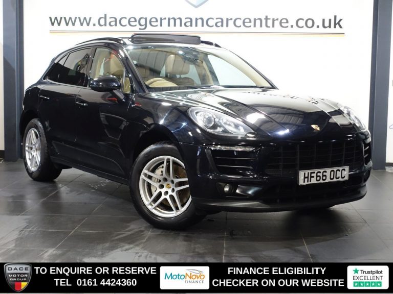 Used 2016 BLACK PORSCHE MACAN SUV 3.0 TD V6 S SUV 5dr Diesel PDK 4WD Euro 6 (s/s) (258 ps) DIESEL (reg. 2016-09-26) (Automatic) for sale in Stockport